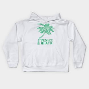 Venice Beach, Palm Tree Kids Hoodie